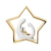 Presepi Di Natale-Bongelli Preziosi Presepe stella di natale oro 28cm statuina