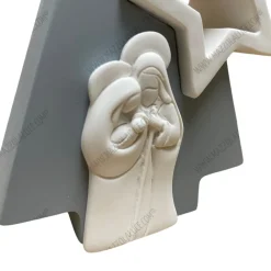 Presepi Di Natale-Bongelli Preziosi Presepino di natale h13 natività carta da zucchero