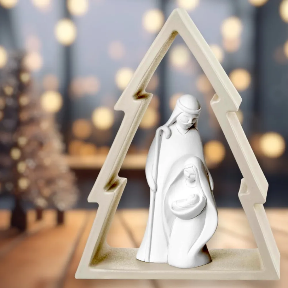 Presepi Di Natale-Bongelli Preziosi Presepino di natale nocciola statuina h16