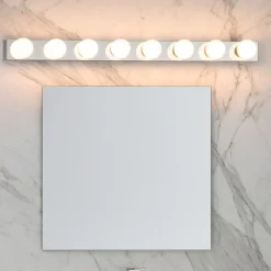 Applique Da Bagno-Ideal Lux Prive ap8 applique bagni per grande specchio cromo
