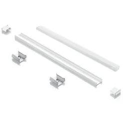 Strisce Led-Ideal Lux Profilo alto 3mt nero per strip led max 6mm