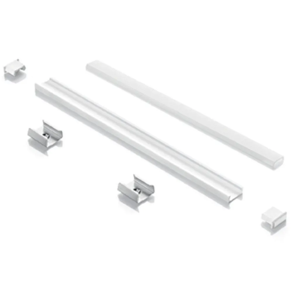 Strisce Led-Ideal Lux Profilo alto 3mt nero per strip led max 6mm
