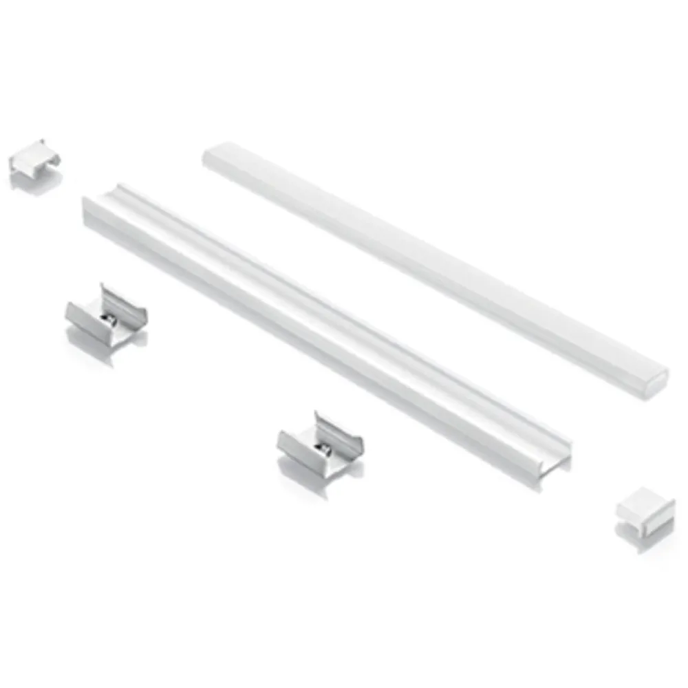 Strisce Led-Ideal Lux Profilo alto nero 3mt per strisce led max 31mm