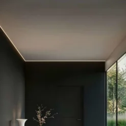 Strisce Led-Gea Luce Profilo anfolare avana 2mt bianco per strisce led max 10mm