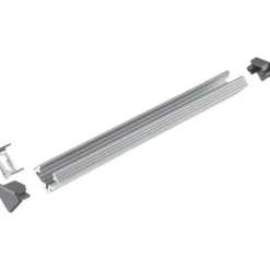 Strisce Led-Gea Luce Profilo angolare grigio 2mt per strip led max 10mm skub