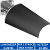 Strisce Led-Gea Luce Profilo angolare 3mt nero lubiana c per n2 strisce led max 10mm