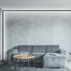 Strisce Led-Gea Luce Profilo angolare oro 2mt lubiana c per n2 strip led max 10mm