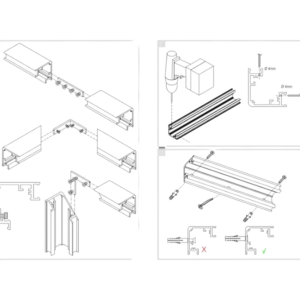 Strisce Led-Gea Luce Profilo angolare oro 2mt lubiana c per n2 strip led max 10mm