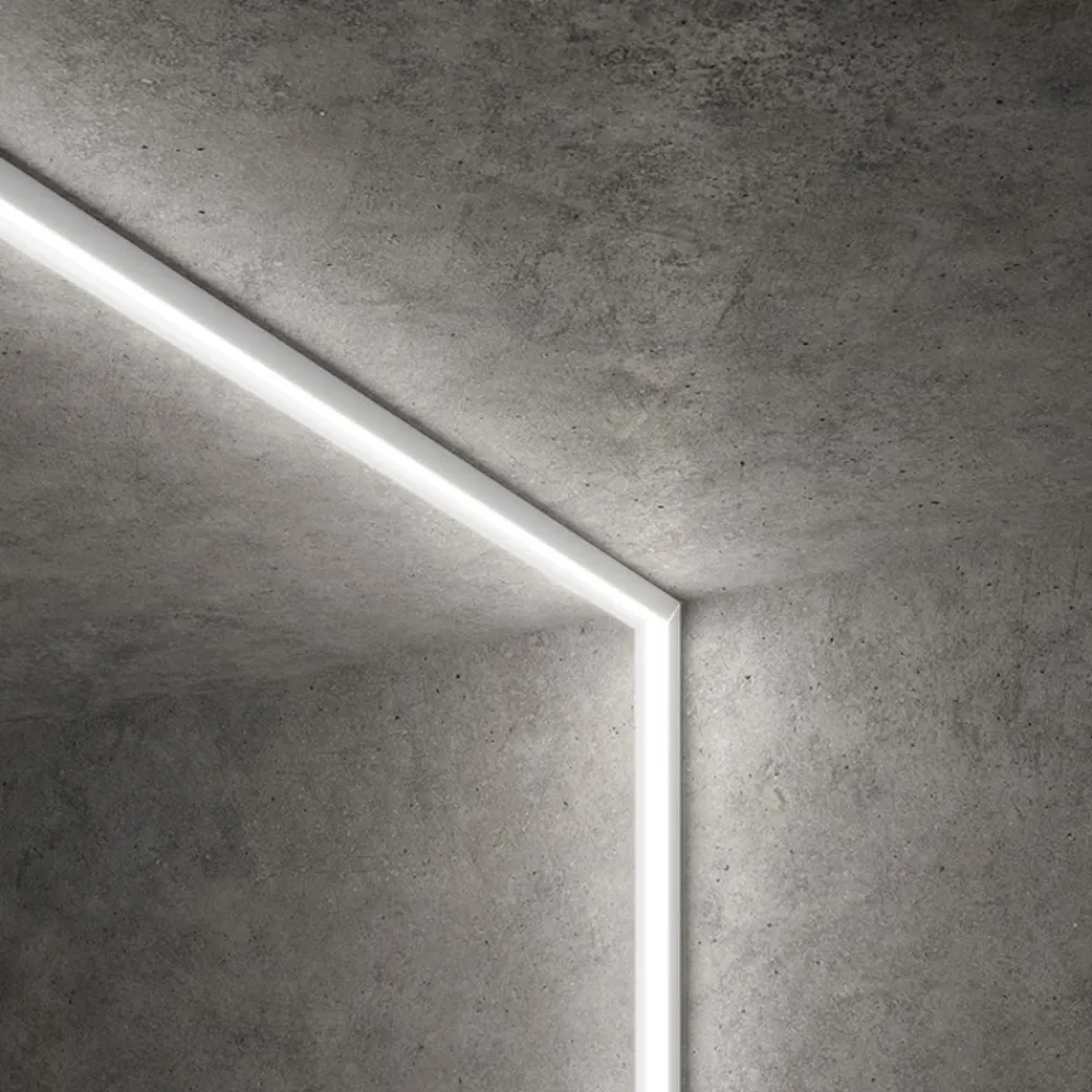 Strisce Led-Gea Luce Profilo bucarest g nero 2mt per strisce led max 20mm