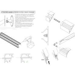 Strisce Led-Gea Luce Profilo 3mt angolare oro lubiana c per n2 strip led max 10mm