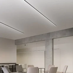 Strisce Led-Gea Luce Profilo 2mt plafone nero baku g per strip led max 20mm
