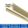 Strisce Led-Gea Luce Profilo oro bucarest g 2mt per strisce led max 20mm