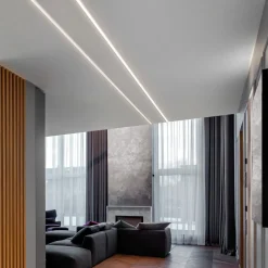 Strisce Led-Ideal Lux Profilo piatto 3mt alluminio per strisce led max 11mm