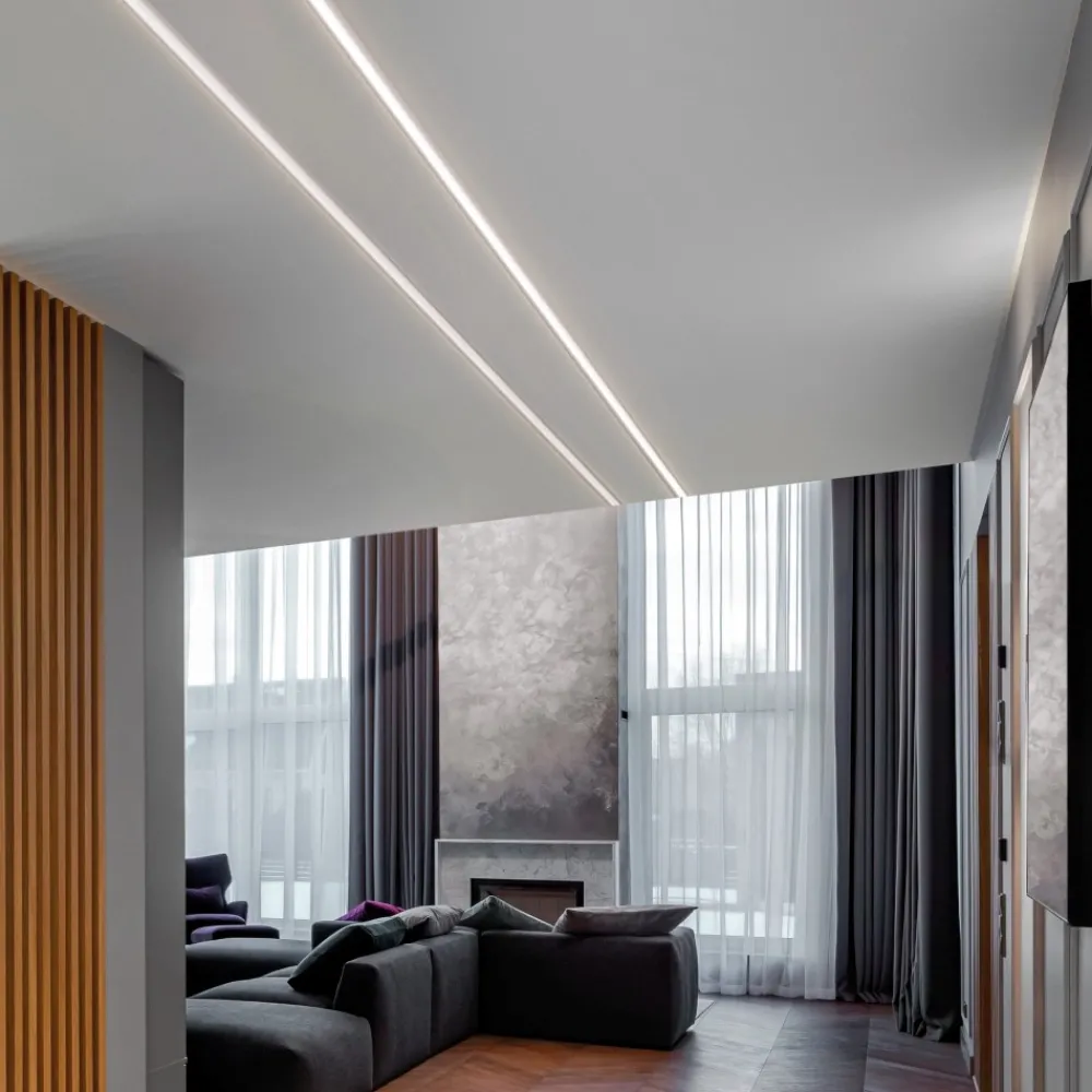 Strisce Led-Ideal Lux Profilo piatto 3mt alluminio per strisce led max 11mm