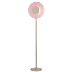 Lampade Da Terra-Ondaluce Pt andy lampada da terra led vetro rosa moderna