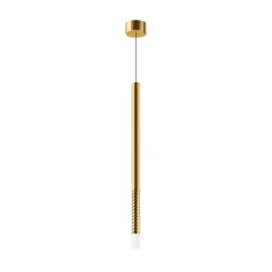 Lampade A Sospensione-Linea Light Puccini lampada a sospensione 50cm led 2w 3000k ottone ca108dhgwdi