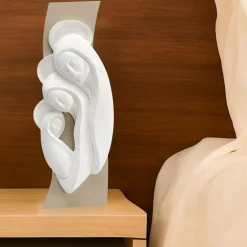 Capezzali-Selezionato da Mazzolaluce Quadretto capezzale moderno sacra famiglia tortora