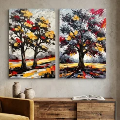 Quadri Moderni-Selezionato da Mazzolaluce Quadri astratti 60x90 alberi di amore tele decorate per soggiorno