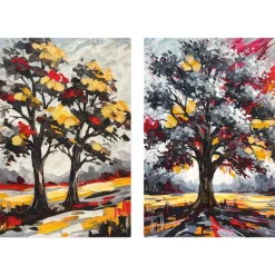 Quadri Moderni-Selezionato da Mazzolaluce Quadri astratti 50x70 alberi di amore tele decorate verticali