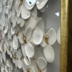 Quadri Moderni-Selezionato da Mazzolaluce Quadro albero decorato 120x80 cornice oro decoro resina lucido