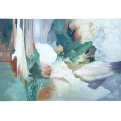 Quadri Moderni-Selezionato da Mazzolaluce Quadro astratto moderno 100x150 cm tela dipinta materica a rilievo multicolore