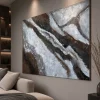 Quadri Moderni-Selezionato da Mazzolaluce Quadro astratto 100x150 cm segni nella pietra dipinto moderno materico