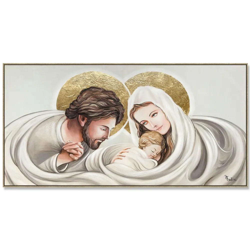 Capezzali-Selezionato da Mazzolaluce Quadro capezzale sacra famiglia per camera da letto 140x70 cm