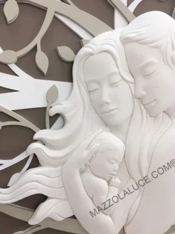 Capezzali-Bongelli Preziosi Quadro capezzale 70x48 moderno sacra famiglia