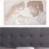 Capezzali-Selezionato da Mazzolaluce Quadro capoletto classico sacra famiglia 122x72 capezzale decorato