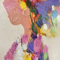 Quadri Moderni-Selezionato da Mazzolaluce Quadro diva moderno multicolor dipinto 90x120 cm