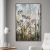 Quadri Moderni-Selezionato da Mazzolaluce Quadro floreale 80x120 cm con cornice nera colori caldi