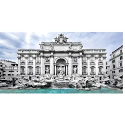 Quadri Moderni-Selezionato da Mazzolaluce Quadro fontana di trevi 140x70 stampa su tela fp