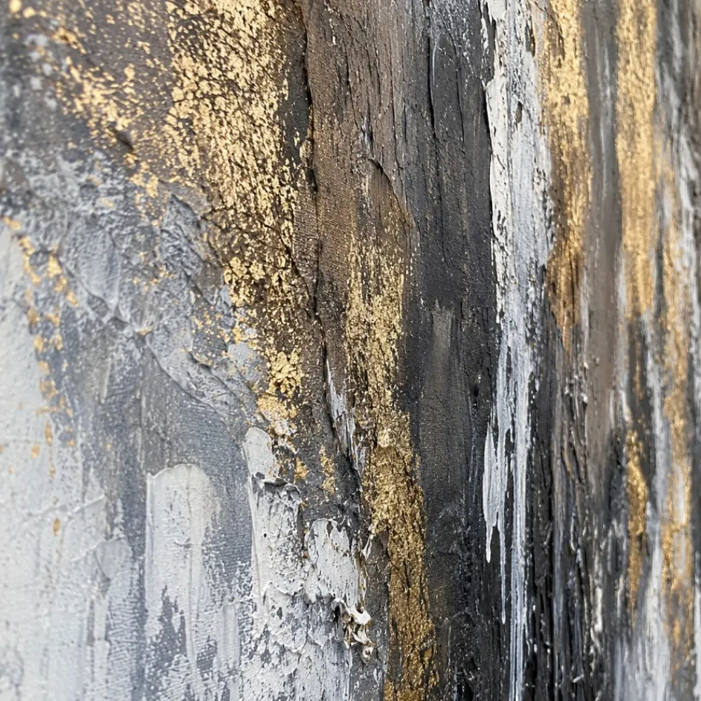 Quadri Moderni-Selezionato da Mazzolaluce Quadro materia di luce 120x120 cm astratto moderno dipinto a rilievo