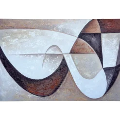 Quadri Moderni-Selezionato da Mazzolaluce Quadro materia e forma astratto moderno 80x120 cm dipinto materico a rilievo