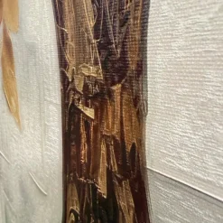 Quadri Moderni-Selezionato da Mazzolaluce Quadro moderno albero della vita 77x143 cm stampa con decoro a rilievo
