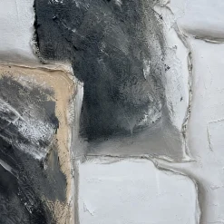 Quadri Moderni-Selezionato da Mazzolaluce Quadro moderno architettura astratta 80x120 cm pittura materica a rilievo