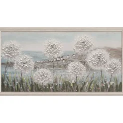 Quadri Moderni-Selezionato da Mazzolaluce Quadro moderno dipinto 68x128 campo fiorito per soggiorno