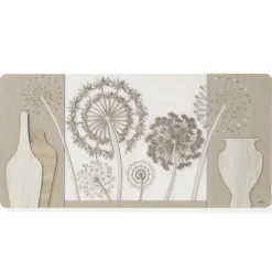 Quadri Moderni-Selezionato da Mazzolaluce Quadro moderno legno 120x60 per soggiorno bianco rovere