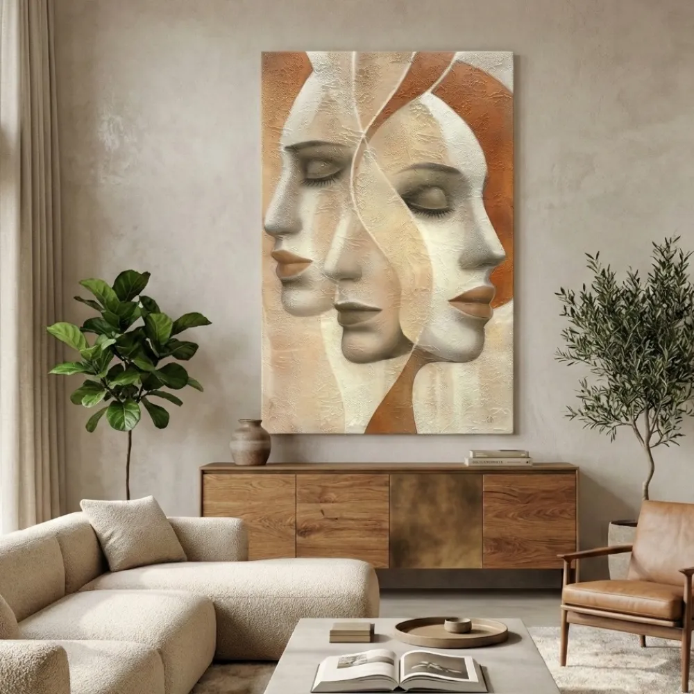 Quadri Moderni-Selezionato da Mazzolaluce Quadro moderno 60x90 la forza del silenzio tela decorata