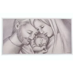 Capezzali-Bongelli Preziosi Quadro per camera da letto moderna sacra famiglia
