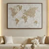 Quadri Moderni-Selezionato da Mazzolaluce Quadro plafonisfero oro decorazione a rilievo cornice legno 92x122