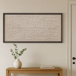 Quadri Moderni-Selezionato da Mazzolaluce Quadro verticale astratto moderno decorato con cornice 60x120