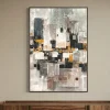 Quadri Moderni-Selezionato da Mazzolaluce Quadro verticale 50x70 citta astratta moderna decorata