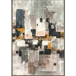 Quadri Moderni-Selezionato da Mazzolaluce Quadro verticale 50x70 citta astratta moderna decorata
