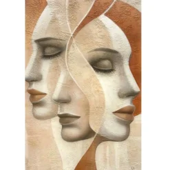 Quadri Moderni-Selezionato da Mazzolaluce Quadro 50x70 la forza del silenzio tela decorata moderna
