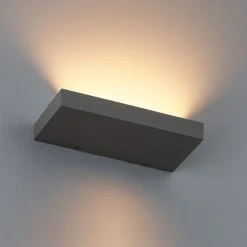 Applique Da Parete-Linea Light Regolo applique led 3000k antracite mono emissione