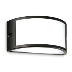 Applique Da Esterno-Ideal Lux Rex-1 ap1 applique da esterno nera ip44 e27