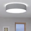 Plafoniere Moderne-Eglo Romao z plafoniera moderna circolare led rgb da 2700k a 6500k