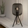 Lampade Da Tavolo-Eglo Romazzina lampada da tavolo moderna con treppiede