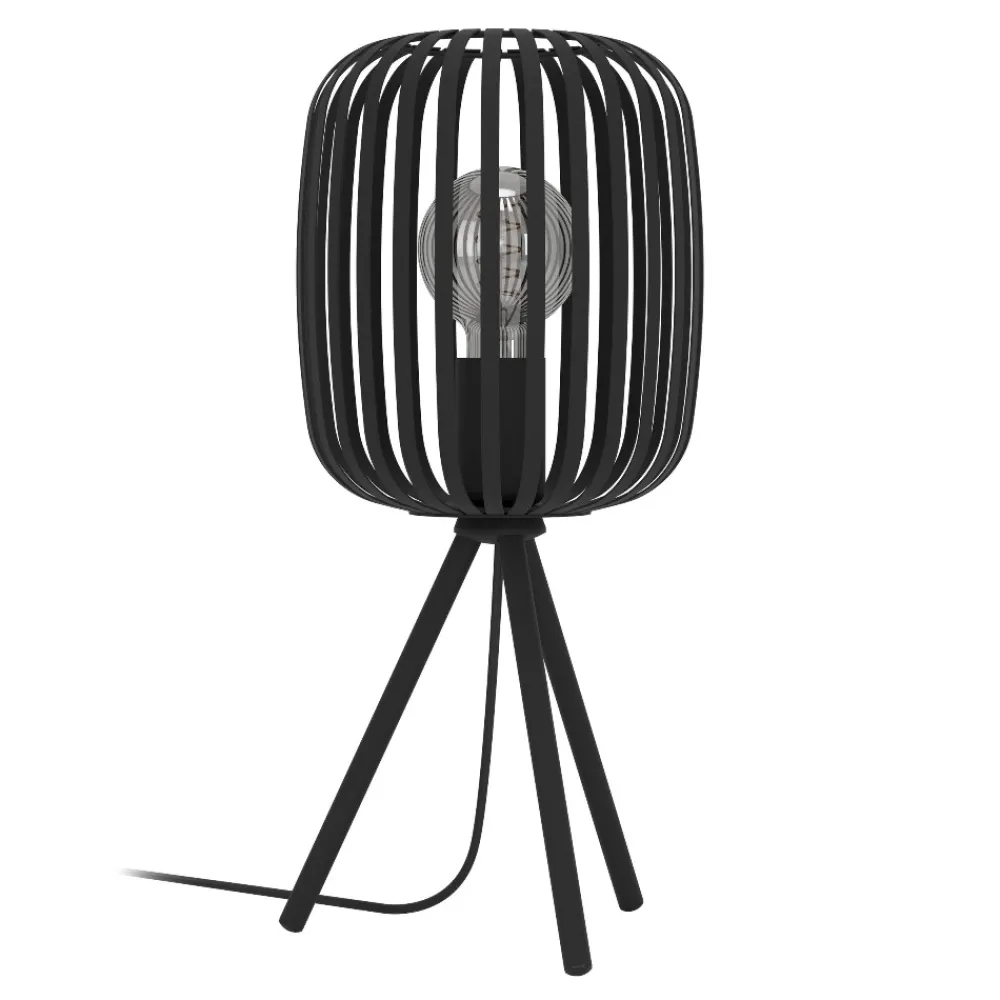 Lampade Da Tavolo-Eglo Romazzina lampada da tavolo moderna con treppiede